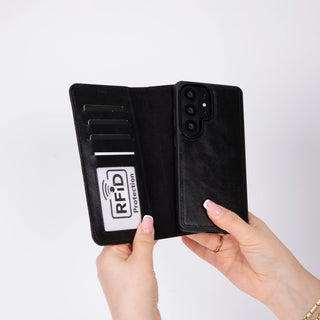 Bouletta Phone Case Magic Samsung Galaxy S26 Ultra Detachable Leather Wallet Case Premium Koruma