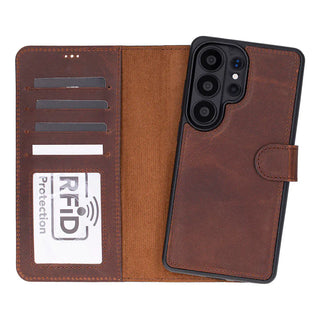 Bouletta Phone Case Magic Samsung Galaxy S26 Ultra Detachable Leather Wallet Case Premium Koruma