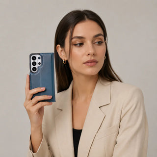Bouletta Phone Case Magic Samsung Galaxy S26 Ultra Detachable Leather Wallet Case Premium Koruma