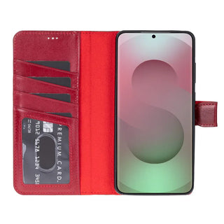 Bouletta Phone Case Magic Samsung Galaxy S26 Ultra Leather Detachable Wallet Case Premium Koruma