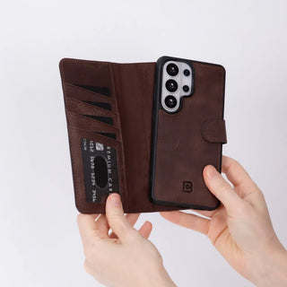 Bouletta Phone Case Magic Samsung Galaxy S26 Ultra Leather Detachable Wallet Case Premium Koruma