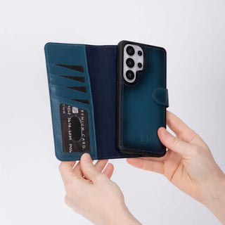 Bouletta Phone Case Magic Samsung Galaxy S26 Ultra Leather Detachable Wallet Case Premium Koruma