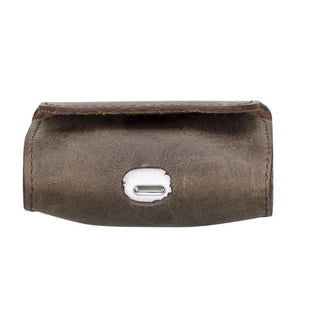 Bouletta AirPods Case Mai Magnet AirPods 1 and AirPods 2 Leather Case with Hook Premium Koruma
