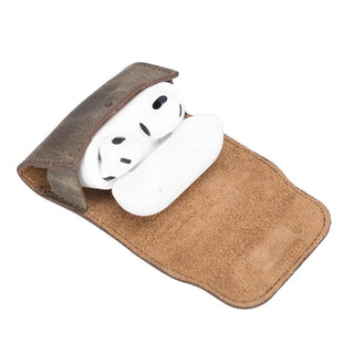 Bouletta AirPods Case Mai Magnet AirPods 1 and AirPods 2 Leather Case with Hook Premium Koruma