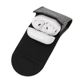 Bouletta AirPods Case Mai Magnet AirPods 1 and AirPods 2 Leather Case with Hook Premium Koruma