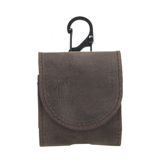 Bouletta AirPods Case Cognac Mai Magnet AirPods 1 and AirPods 2 Leather Case with Hook Premium Koruma