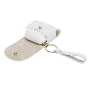 Bouletta AirPods Case Mai Snap AirPods 1 and AirPods 2 Leather Case with Hook Premium Koruma