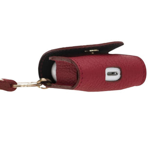 Bouletta AirPods Case Mai Snap AirPods 1 and AirPods 2 Leather Case with Hook Premium Koruma