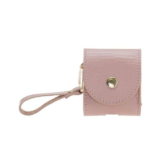 Bouletta AirPods Case Pink Mai Snap AirPods 1 and AirPods 2 Leather Case with Hook Premium Koruma
