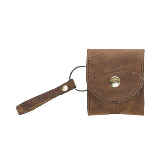 Bouletta AirPods Case Saddle Brown Mai Snap AirPods 1 and AirPods 2 Leather Case with Hook Premium Koruma