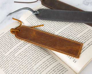 Bouletta Bookmark Markora Stitched Leather Bookmark Premium Koruma