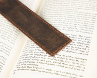 Bouletta Bookmark Markora Stitched Leather Bookmark Premium Koruma