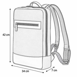 Bouletta MacBook / Laptop Backpack Marlow Leather Backpack Premium Koruma