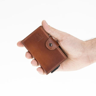 Bouletta Card Holder Mondello Leather Detachable Card Holder Premium Koruma