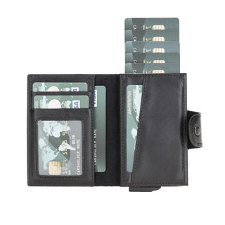 Bouletta Card Holder Mondello Leather Detachable Card Holder Premium Koruma