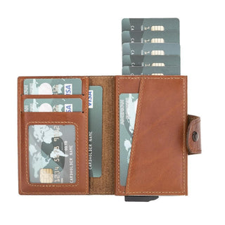 Bouletta Card Holder Mondello Leather Detachable Card Holder Premium Koruma