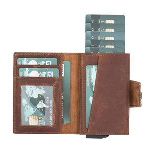 Bouletta Card Holder Mondello Leather Detachable Card Holder Premium Koruma