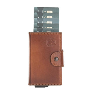 Bouletta Card Holder Mondello Leather Detachable Card Holder Premium Koruma