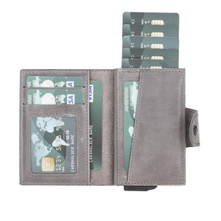 Bouletta Card Holder Mondello Leather Detachable Card Holder Premium Koruma