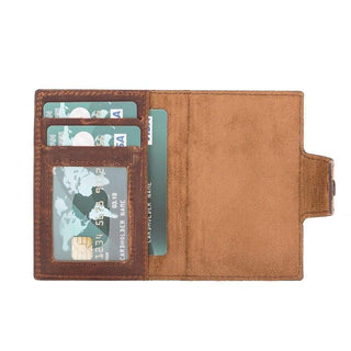 Bouletta Card Holder Mondello Leather Detachable Card Holder Premium Koruma