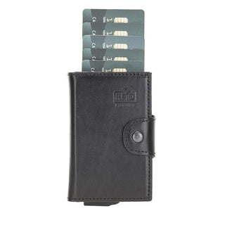 Bouletta Card Holder Mondello Leather Detachable Card Holder Premium Koruma
