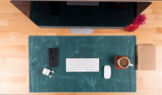 Bouletta Desk Mat Natural Leather Desk Mat Large Premium Koruma