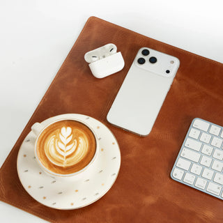 Bouletta Desk Mat Natural Leather Desk Mat Medium Premium Koruma