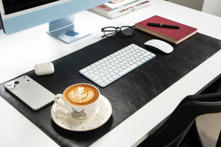 Bouletta Desk Mat Natural Leather Desk Mat Medium Premium Koruma