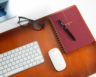 Bouletta Desk Mat Natural Leather Desk Mat Medium Premium Koruma