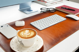 Bouletta Desk Mat Natural Leather Desk Mat Medium Premium Koruma