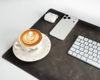 Bouletta Desk Mat Natural Leather Desk Mat Medium Premium Koruma