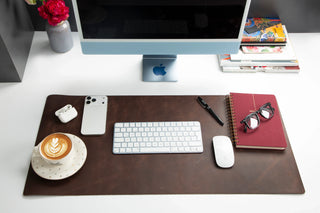 Bouletta Desk Mat Natural Leather Desk Mat Medium Premium Koruma