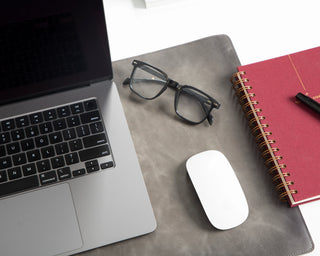 Bouletta Desk Mat Natural Leather Desk Mat Small Premium Koruma