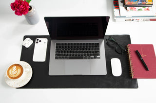 Bouletta Desk Mat Natural Leather Desk Mat Small Premium Koruma