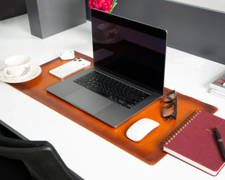 Bouletta Desk Mat Natural Leather Desk Mat Small Premium Koruma