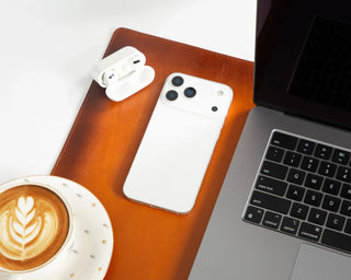 Bouletta Desk Mat Natural Leather Desk Mat Small Premium Koruma