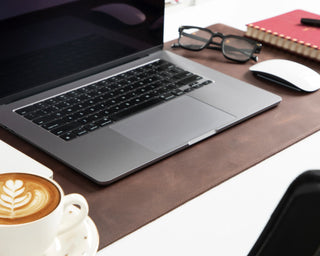 Bouletta Desk Mat Natural Leather Desk Mat Small Premium Koruma