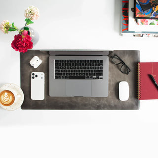 Bouletta Desk Mat Natural Leather Desk Mat Small Premium Koruma