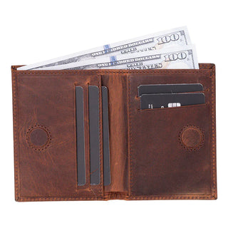 Bouletta Men Wallet Saddle Brown Nigra Leather Men's Wallet Premium Koruma