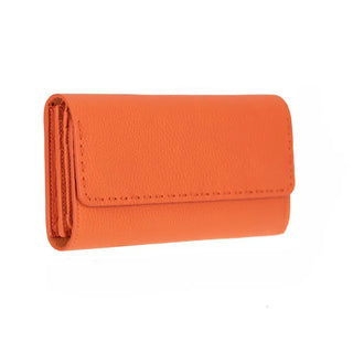 Bouletta Women's Wallet Orange Noble Leather Women's Wallet Premium Koruma