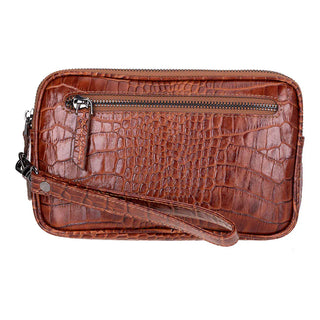 Bouletta Men Wallet Crocodile Heather Noma Leather Clutch Bag Premium Koruma