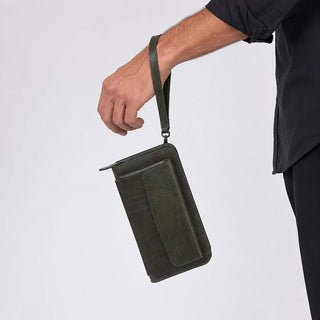 Bouletta Men's Handbag Novarco Leather Clutch Handbag Premium Koruma