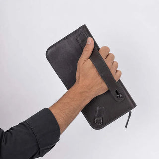 Bouletta Men's Handbag Novarco Leather Clutch Handbag Premium Koruma