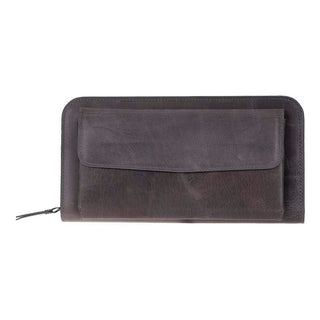 Bouletta Men's Handbag Gray Novarco Leather Clutch Handbag Premium Koruma