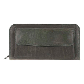 Bouletta Men's Handbag Green Novarco Leather Clutch Handbag Premium Koruma