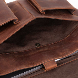Bouletta Laptop Briefcase Olympus Leather Business Briefcase / Laptop Case Premium Koruma