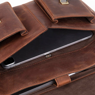 Bouletta Laptop Briefcase Olympus Leather Business Briefcase / Laptop Case Premium Koruma