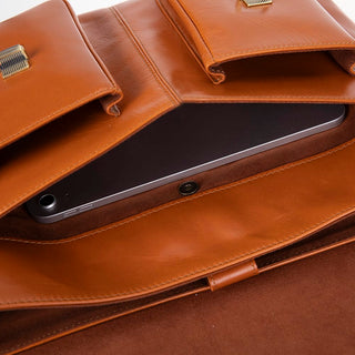 Bouletta Laptop Briefcase Olympus Leather Business Briefcase / Laptop Case Premium Koruma