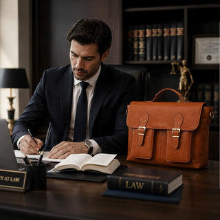 Bouletta Laptop Briefcase Olympus Leather Business Briefcase / Laptop Case Premium Koruma