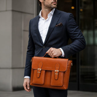 Bouletta Laptop Briefcase Olympus Leather Business Briefcase / Laptop Case Premium Koruma